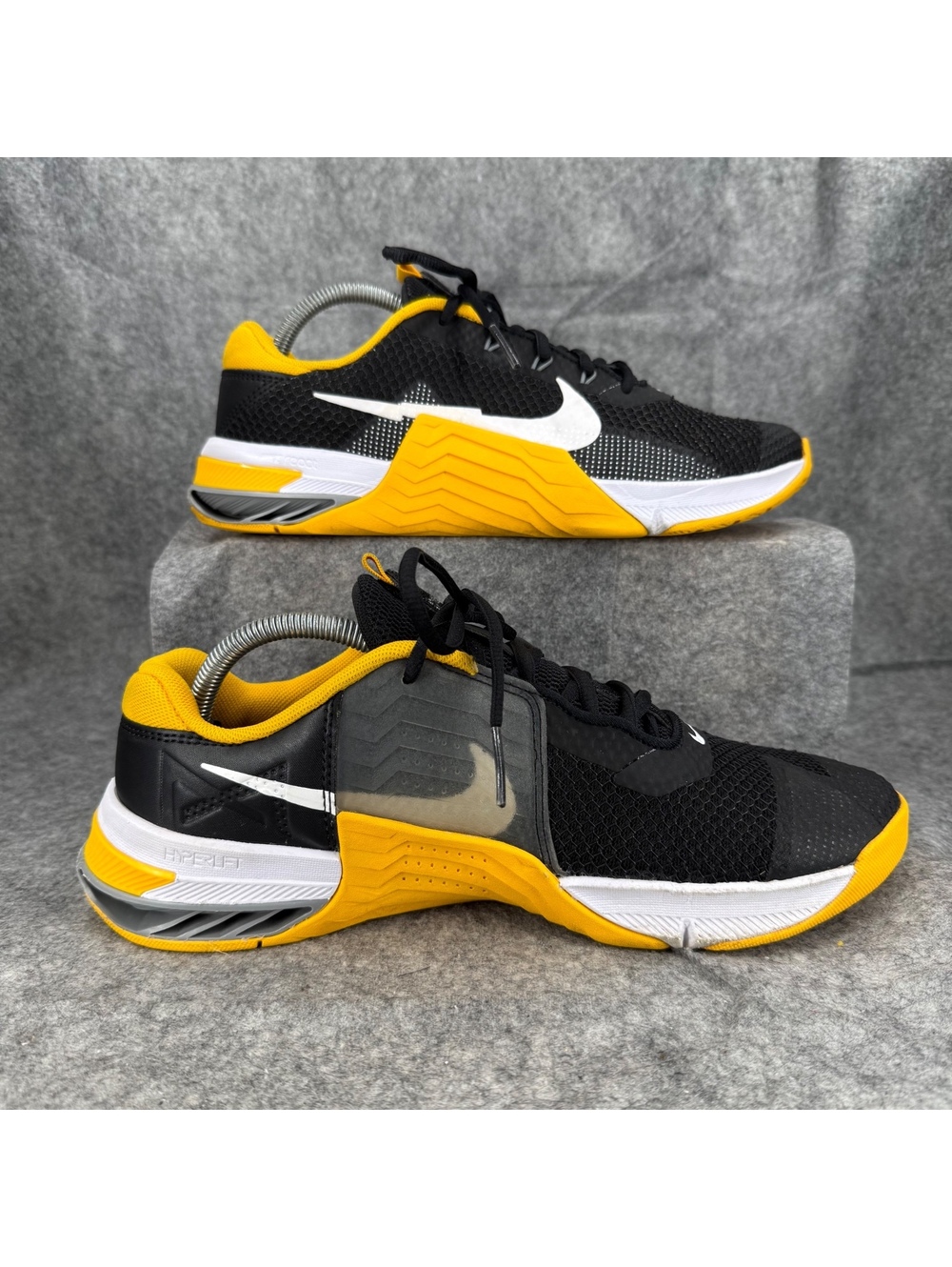 Nike Metcon 7 Shoes CZ8281-097 Black University Gold Cross Trainer Men 10 391